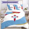 Set Biancheria da Letto 3 Pezzi Stampato Celta Vigo FC Copripiumino Traspirante con Federe Biancheria da Letto Decorativa per Camera da Letto Casa