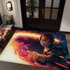 Japanische Dämonenjäger Fußmatte Waschbar Rutschfest Wohnzimmer Sofa Stühle Bereichsmatte Küche Bettseite Bereichsteppiche