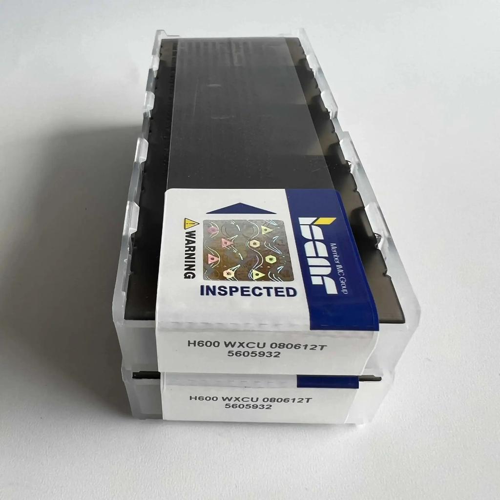ISCAR / H600WXCU080612T IC808 /Industrial indexable Carbide Inserts 10 PCS