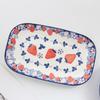 Japanese-Style Ceramic Tableware Set, Cute Strawberry Household Rice Bowl, Deep Plate, Vegetable Plate, Soup Cup, Mug, Bowl Set.