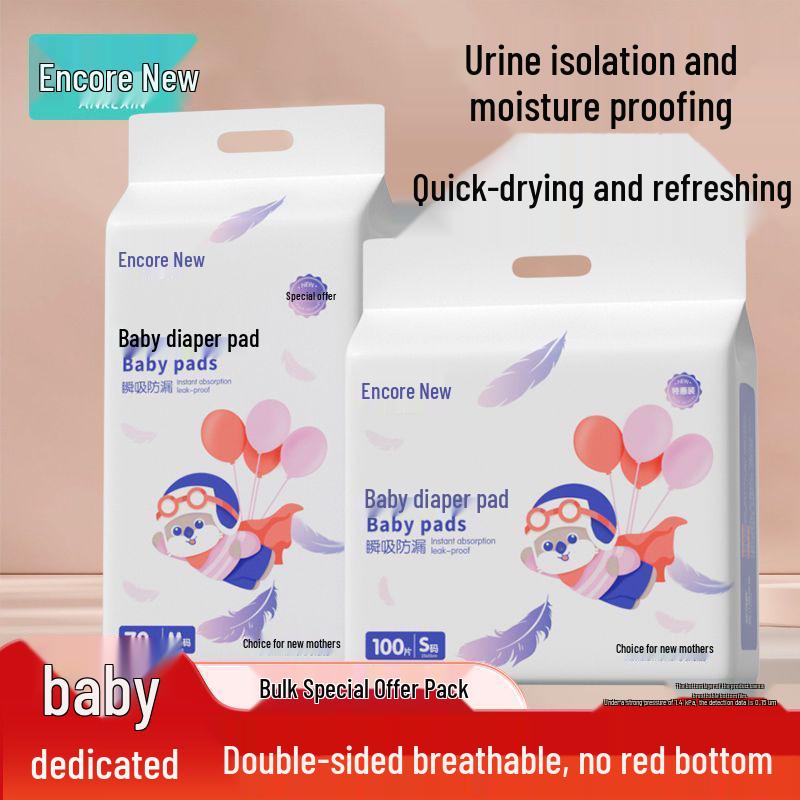 Encore Disposable Newborn Diaper Pad & Wipes Set