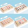 New Popular Pattern Matching Game Shape Cognitive Toy Educational Toys Wooden Multi Functional Game Box Gift Boys and Girls