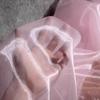 DIY Christmas Tree Bow Decoration Transparent Pearlescent Slightly Hard Organza Fabric Wedding Floral Wedding Dress Gowns Fabric
