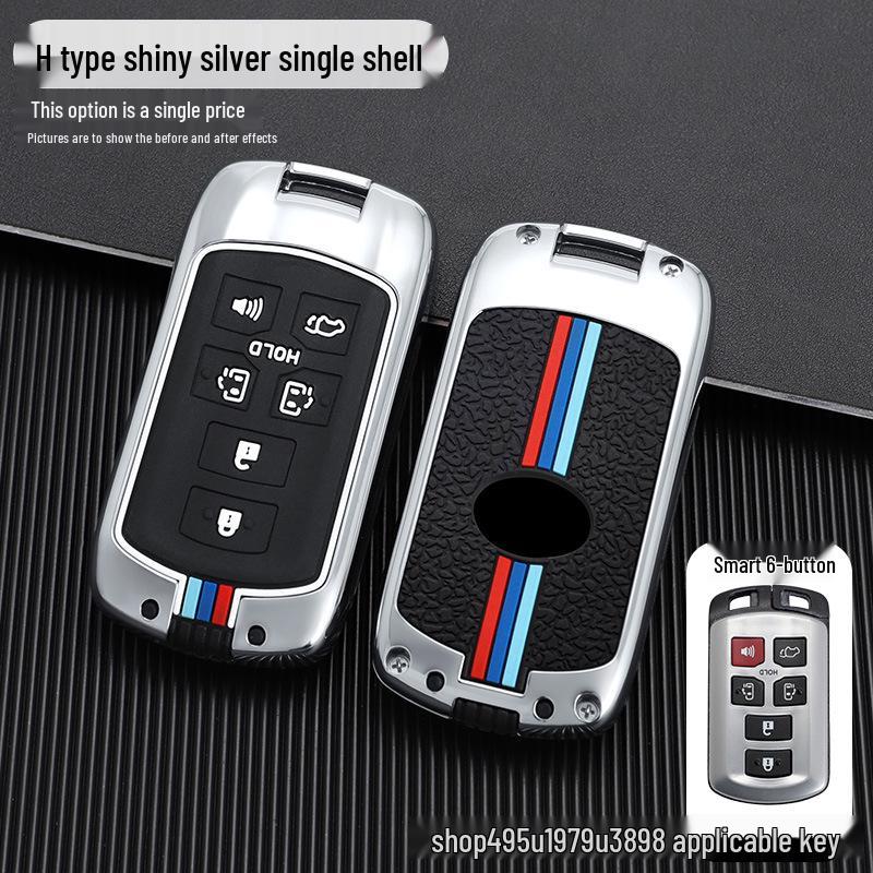 High-Grade Zinc Alloy Key Case for Imported Sienna - Durable, Stylish Buckle Design for Men