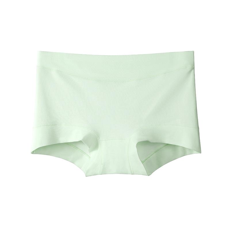 Women's Mid-Rise Tummy-Control Cotton Briefs with Silk Crotch and Antibacterial Seamless Design