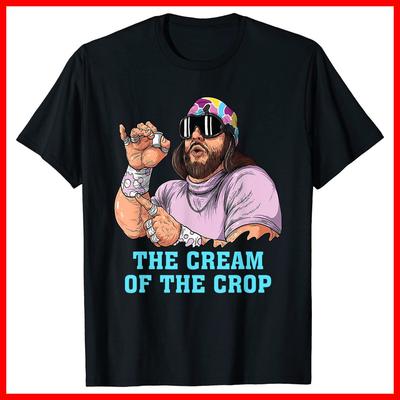 Macho The Cream of The Crop Funny Men Black Cotton T-Shirt Unisex T-Shirt