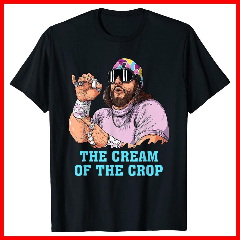 Macho The Cream of The Crop Funny Men Black Cotton T-Shirt Unisex T-Shirt S