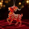 5/7/10 pcs 2D Flat Lamb Hanging Ornaments New Year Christmas Decorations Acrylic Goat Pendant  Gift