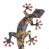 Animal Statues Metal Gecko Decor Gift for Home And Garden