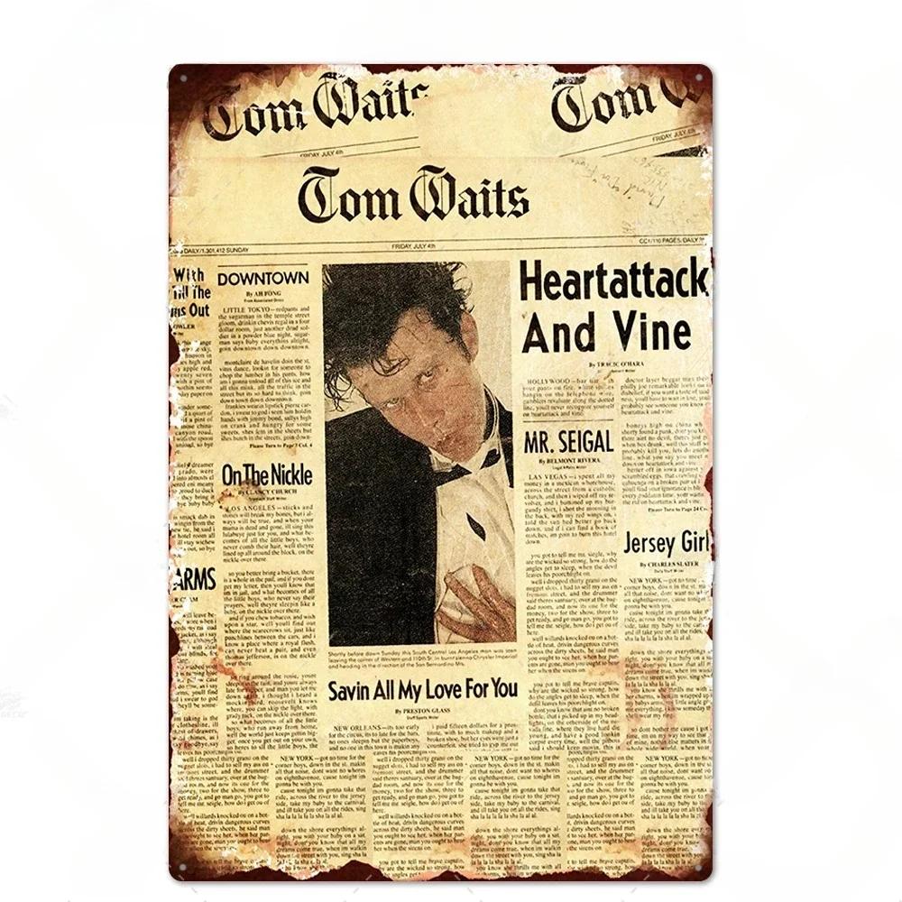 Rock Band Posters Decor Metal Signs Vintage Metal Tin Sign Plaque Metal Wall Plate Bar Club