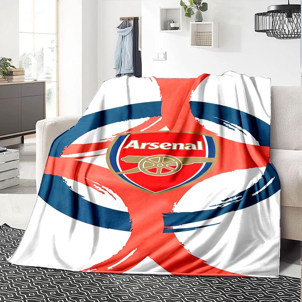 Arsenal Blanket Soft Warm Cozy Suitable for Chair Picnics Bedding for All Seasons Digital Print Unique Gift for Family and Friends Camping