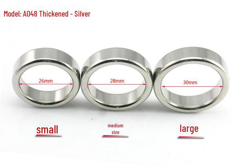 Stainless Steel Chastity & Penis Ring - Intimate Toys for Passionate Couples