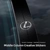 2Pcs Car B-pillar Stickers Auto Center Column Decoration Decal For Lexus F SPORT LBX NX RX 350h 450h Plug-in Hybrid ES UX 300e ADZ1