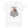 JEREMIAH JOHNSON Del Gue Quote White Tee Short-Sleeve Unisex 100% Cotton T-shirt Mens Tees Top