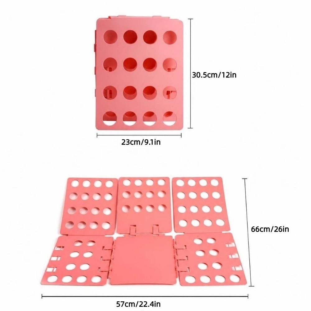 Practical Shirt Folding Board Lazy Person Plastic Clothes Folder Clothing Organizer Adults