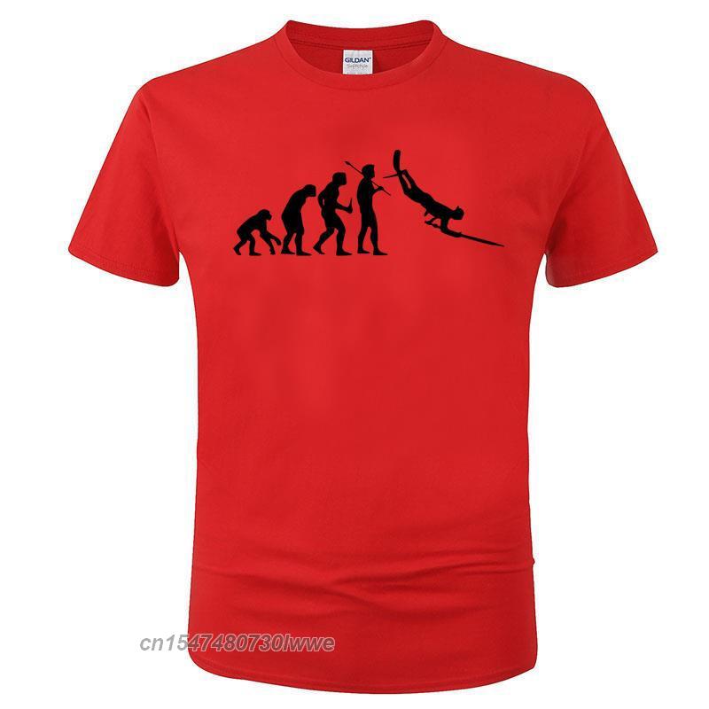 Evolution Spearfishing Spear Fish Scuba Dive Diving Fishing Print T Shirt Cotton Crew Neck Unisex Clothing Tees