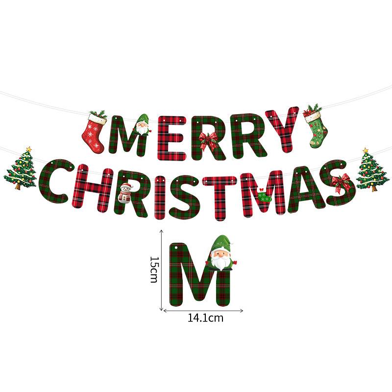 Christmas Hanging Paper Lanterns Cute Cartoon Santa Claus Xmas Tree Paper Lantern Lamps For Christmas Party Decor Photo Props