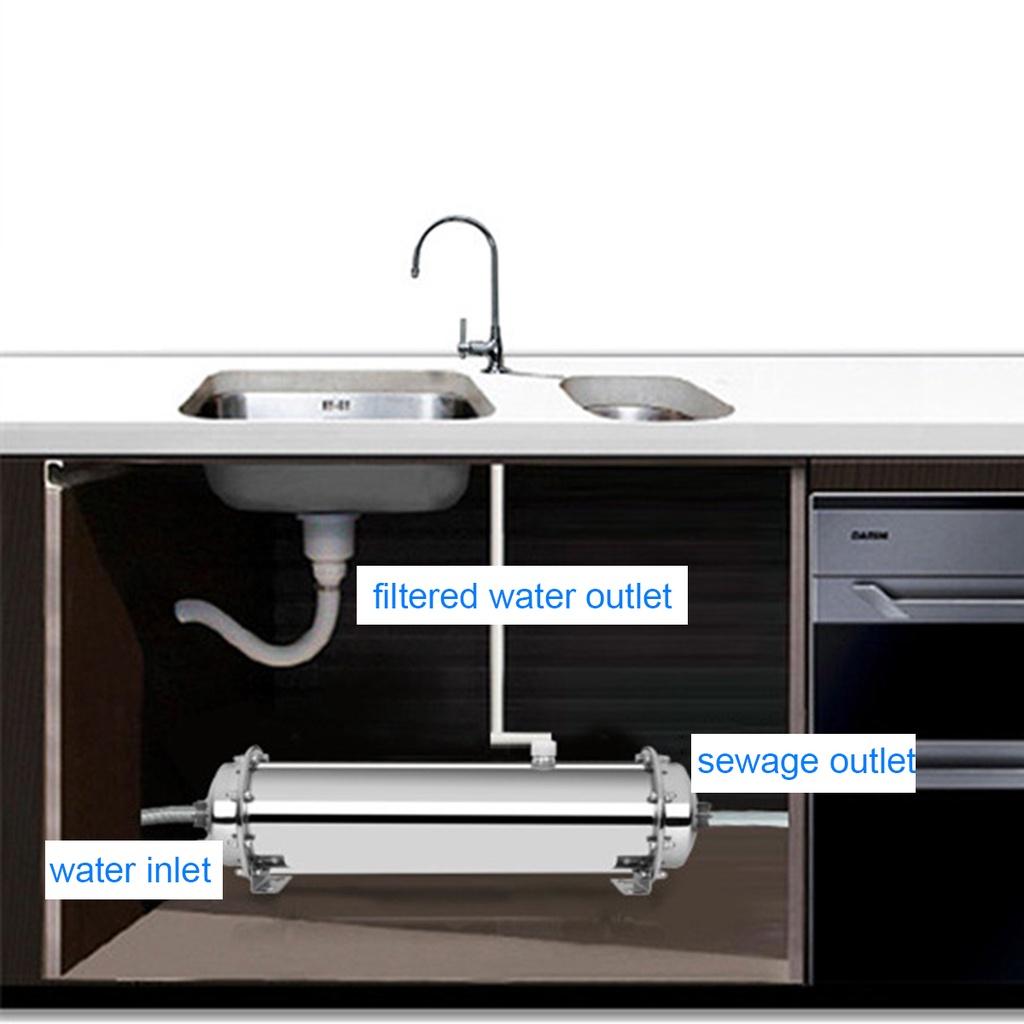 Filtr wody ze stali nierdzewnej 304 Oczyszczacz ultrafiltracyjny PVDF 600/1000/3000L Komercyjny domowy napój kuchenny Prosto UF
