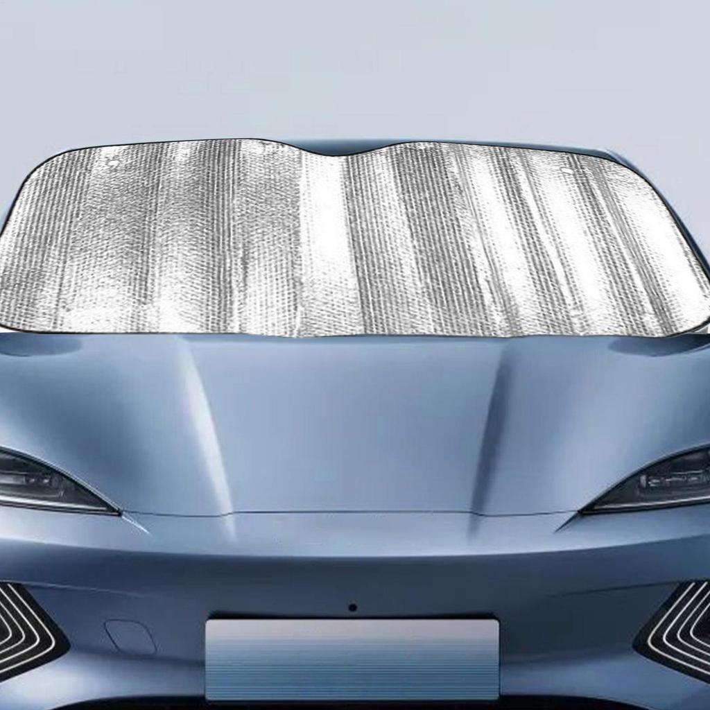 Car Windshield Sunshade Car Sun Protection and Heat Insulation Sunshade Foldable Protects against UV for compact cars