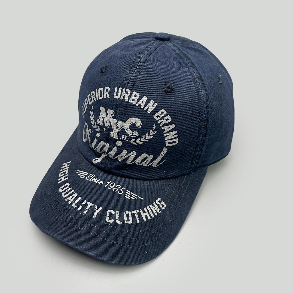 Four Seasons American Personality Printed Alphabet Baseball Cap Men'S And Women'S Shade Niche Retro Cap