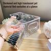 Organisateur de bureau multicouche acrylique transparent sens avancé des cosmétiques papeterie articles divers étagère organisateur de dortoir