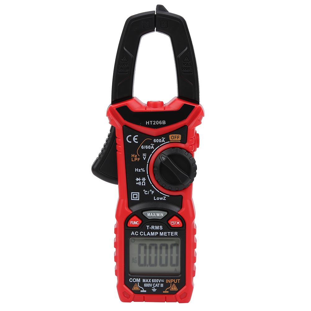 Digital Clamp Multimeter Accurate Voltage Current Tester Electrician Repair Tool ACDCHT206B
