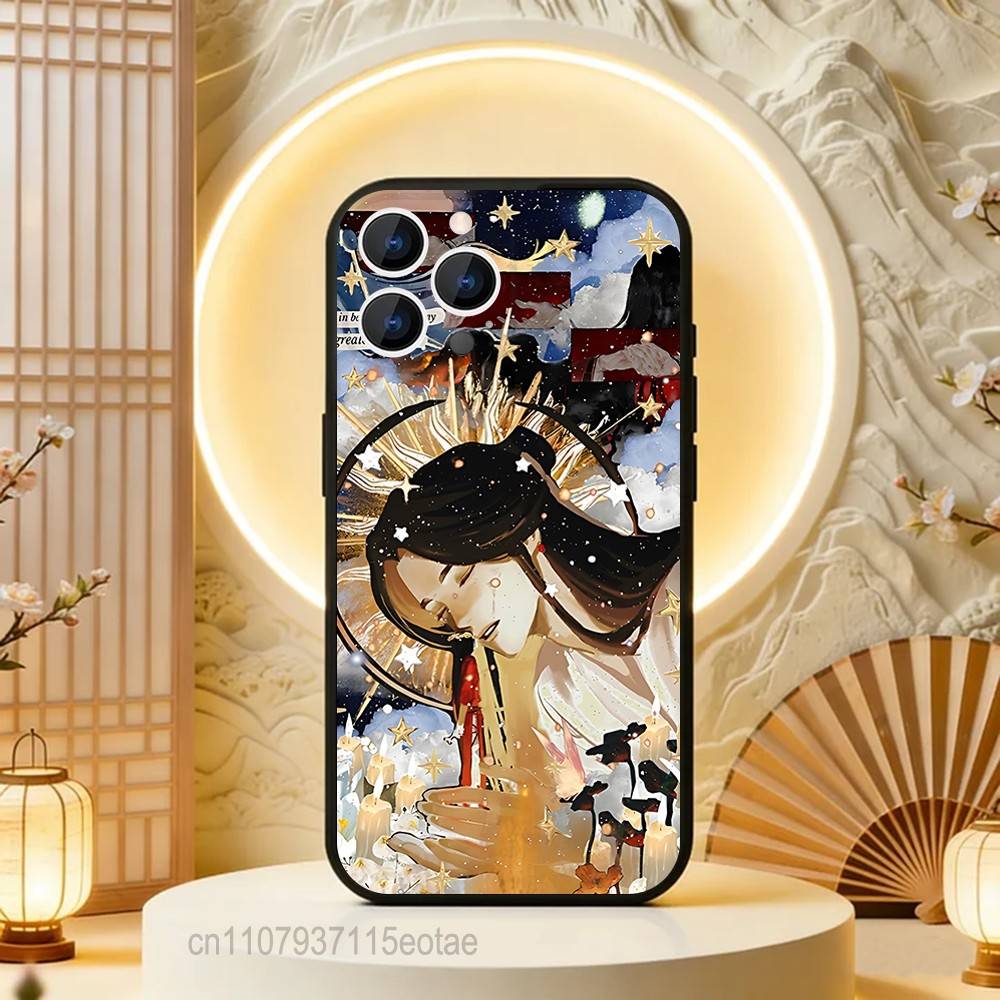 

Heavens officials B-blessing Phone Case Silicone Soft For IPhone 16,17,15,11,13,12,14,Mini,Pro,Max,Plus,Air,E Black iPhone16