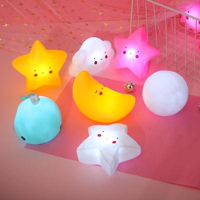 "Unicorn Star Cloud Ice Cream Night Light - Children's Room Decoration"