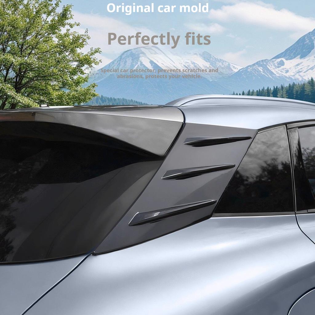 For BYD SeaLion 06 Seal U EV DMI Car Rear Window Wing Decor Sticker C Pillar Sport Spoiler Auto