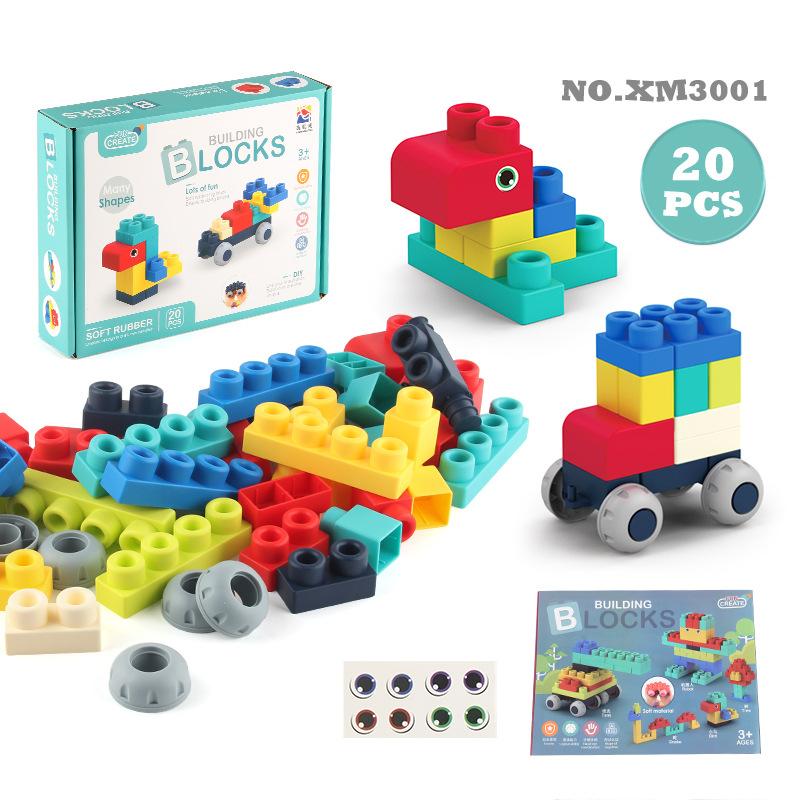 

Поставка Разнообразных Сделай Сам Крупных Деталей Сборных Мягких Резиновых Строительных Блоков Подарки для Мальчиков Детские Научно-Познавательные Образовательные Игрушки See details