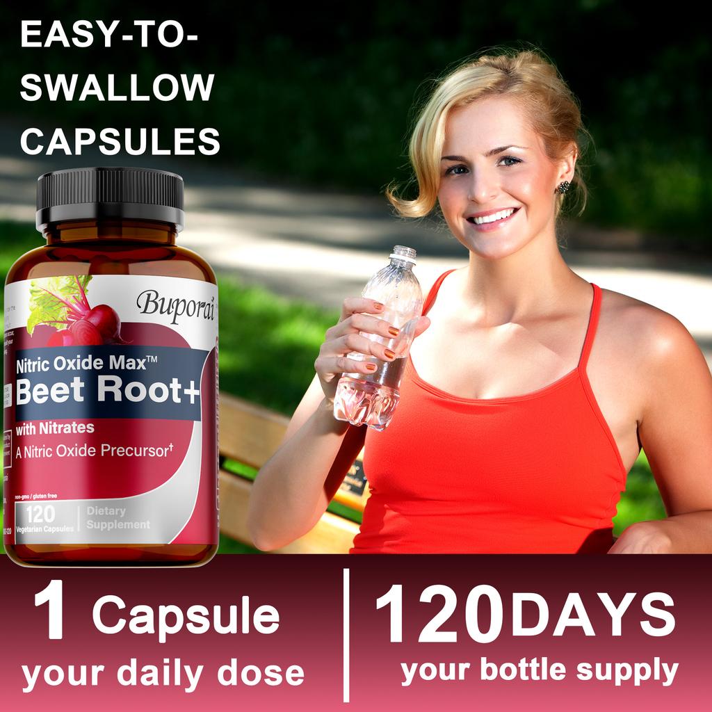 Contains Beetroot and a Nitric Oxide Precursor Blend To Support Vascular Health and Provide Antioxidant Benefits. Suitable for Adults.
