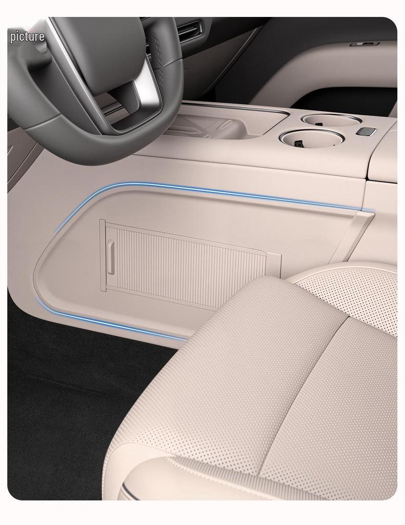 Ideal i6/i8 Center Console Privacy Organizer: Car Interior Storage Box