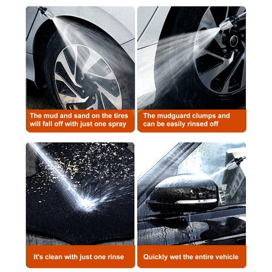 Vysokotlaký čistič pro zahradní hadici Vysokotlaká voda Nástroje pro čištění aut s 360stupňovou otočnou rukojetí 3 režimy stříkání Účinné čisticí zařízení