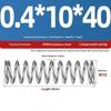 Spring Steel Pressure Return Spring Assortment 0.3/0.4mm Wire Dia 5-20mm Length for Hobbyist Craft Making Projects