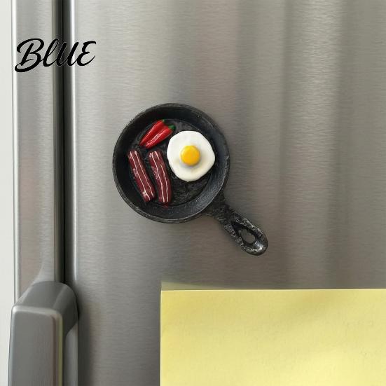 Egg Design Magnet Kitchen Decoration Magnet 3D Resin Simulated Refrigerator Decorative Fridge Memo Notes Photo Holder for Home Office