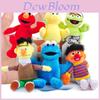 Set Adorabil de 6 Păpuși de Pluș Sesame Street cu Cookie Monster, Elmo, Big Bird, Bert, Ernie