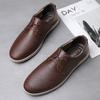 Fashion Italian Brand Men's Oxford Shoes Wear-resistant Non Slip Soles Outdoor Hiking Shoes Men's Office Business Leather Shoes