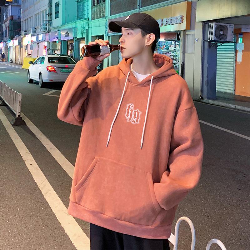 

Spring and Autumn New Men s Korean Letter Printed Hooded Long Sleeve Sweatshirt Trendy Couple Internet Celebrity Same Style Versatile Top 3XL