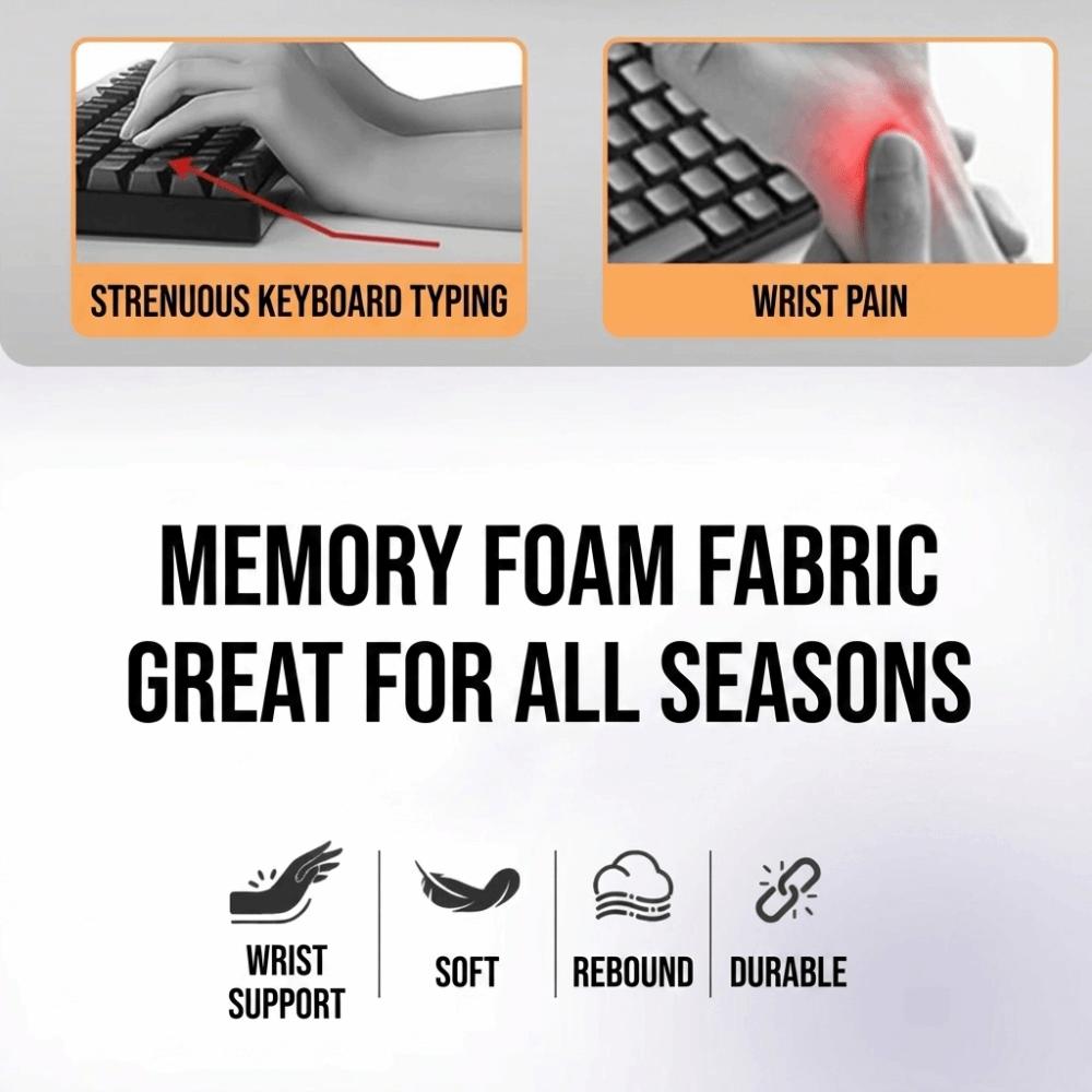 Non-Slip Ergonomic Computer Keyboard Stand Tilted Wrist Pad Easy Typing Wrist Rest Typing Work