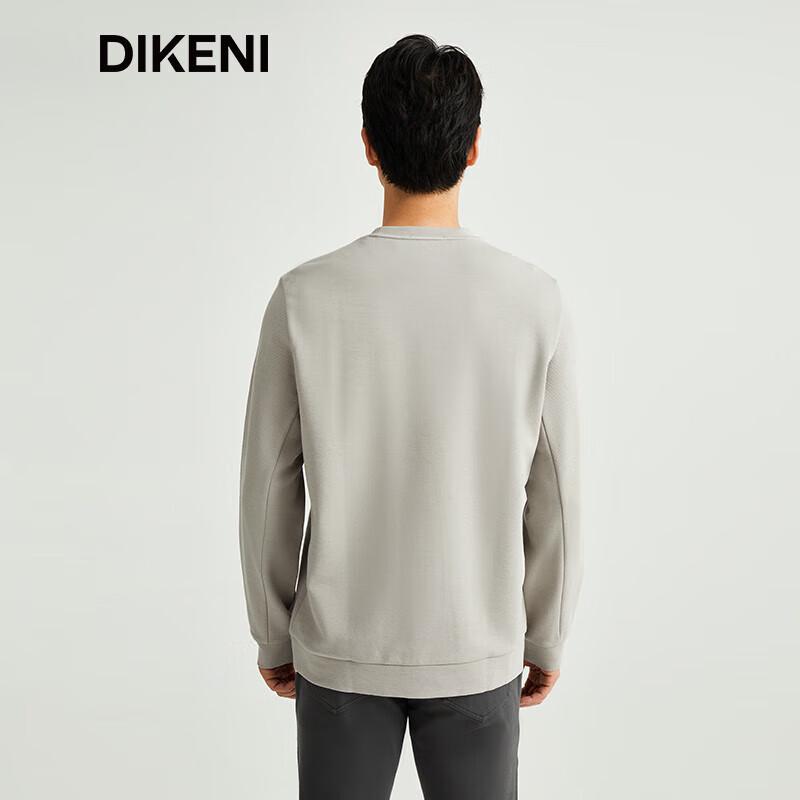 DIKENI Men's Jacquard Textured Casual Sweatshirt