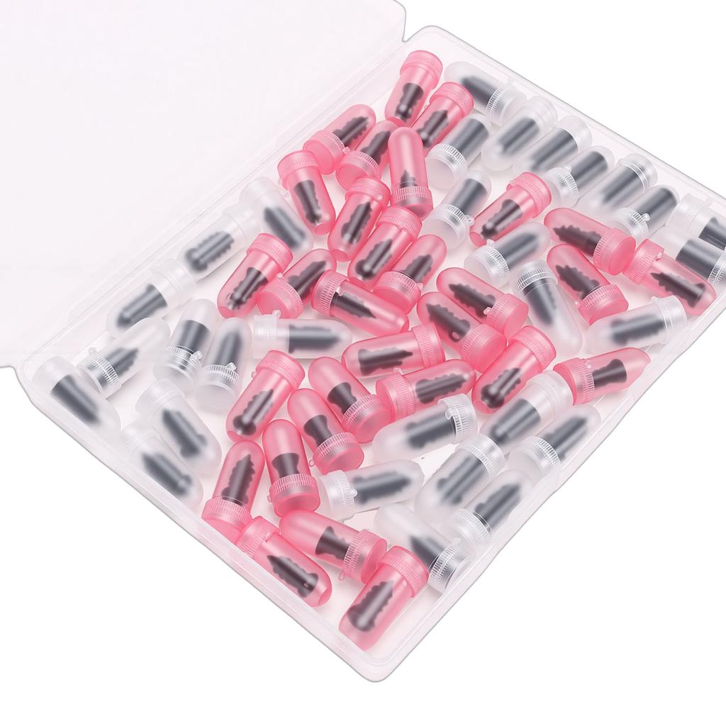 Tire Repair Rubber Nails Kit Self Service Screw In Tire Repair Plugs and Screwdriver Kit for Car Motorcycle Truck
