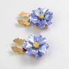Flower Shape Button Covers Clothing Decoration Flower Button Covers Pearl Sleeve Button Clip  Cloth