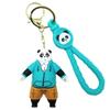 Chaoplay Creative Guochao Panda Family Three-dimensional Keychain Bag Pendant Car Keychain Gift Toy
