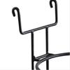Iron Art Material Railing Flower Pot Hanger Space-saving Sturdy Structure Hanging Basket Holder Easy Installation