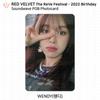 Red Velvet Carte photo d'anniversaire du Reve Festival 2022 POB KT4 AM MS MP SM SW KPOP