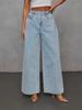 Windy Spring Fashion Casual Loose Women's Denim Jacket Pants Set