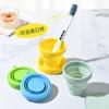 Silicone Foldable Travel Cup - Portable, Anti-Fall, Telescopic, Perfect for Outdoors & Holidays
