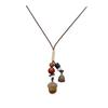 New Chinese style long acorn pendant necklace female retro ethnic style zen wooden sweater chain hanging neck