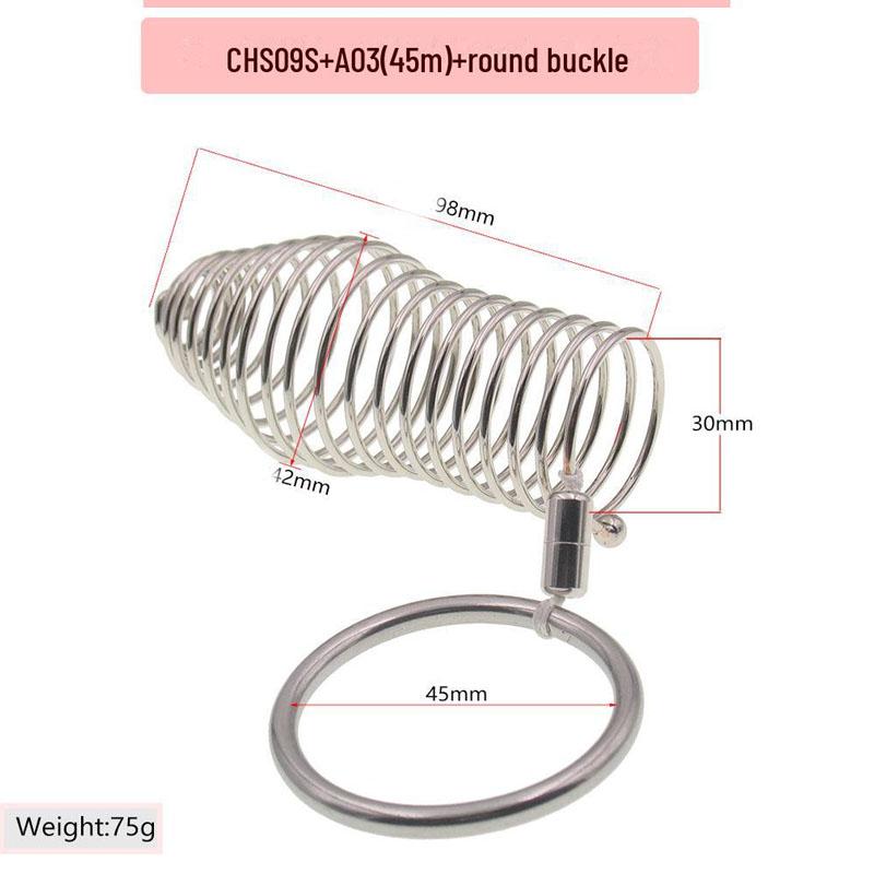 Rustfritt stål Wolf Tooth Penis Ring Sett - Bondage Clamp for menn og kvinner, sikker voksen leke for økt nytelse