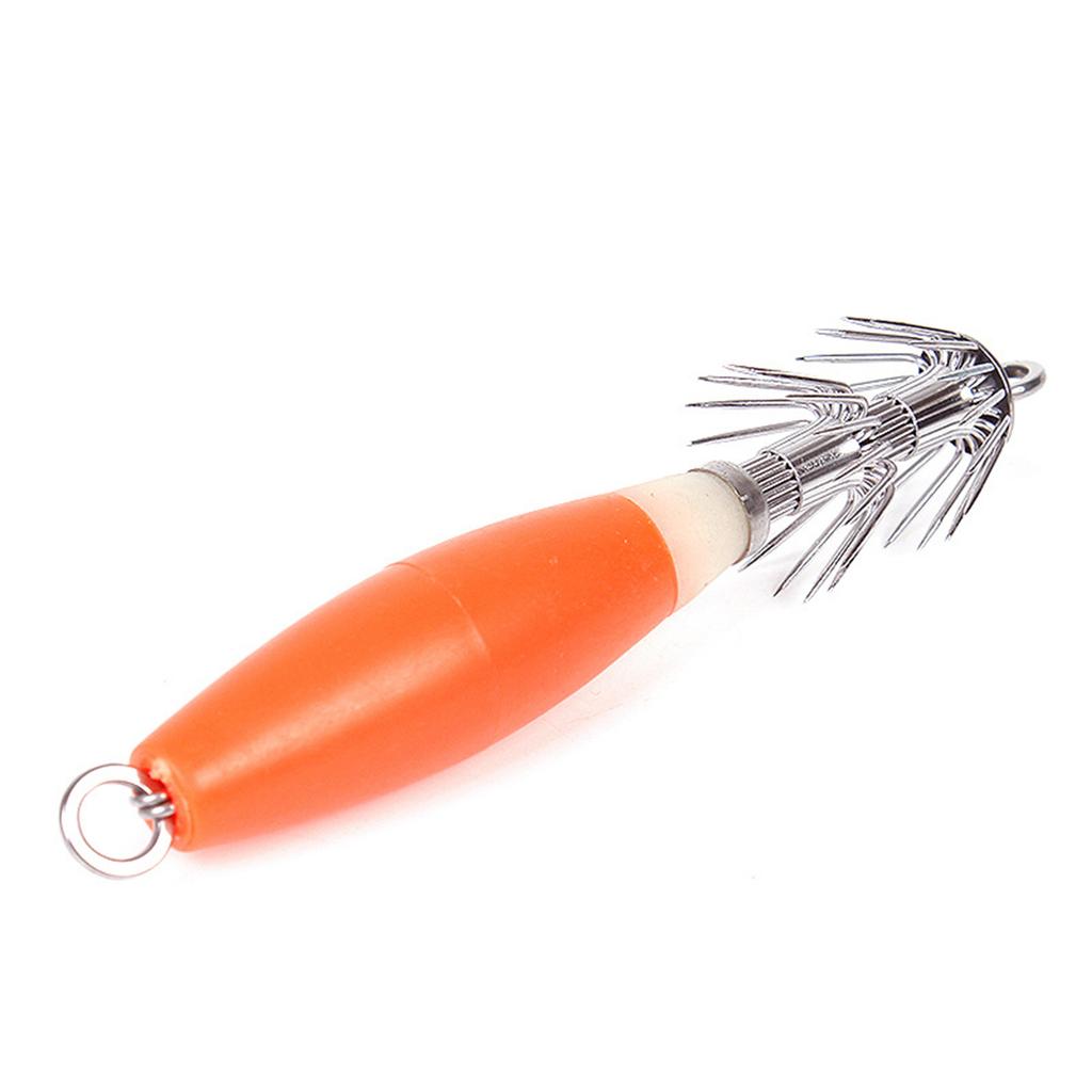 4Pcs Fishing Hard Baits Set for Freshwater and Saltwater Fishing Enthusiasts Luminous Shrimp Cuttlefish Jig Hook Lures